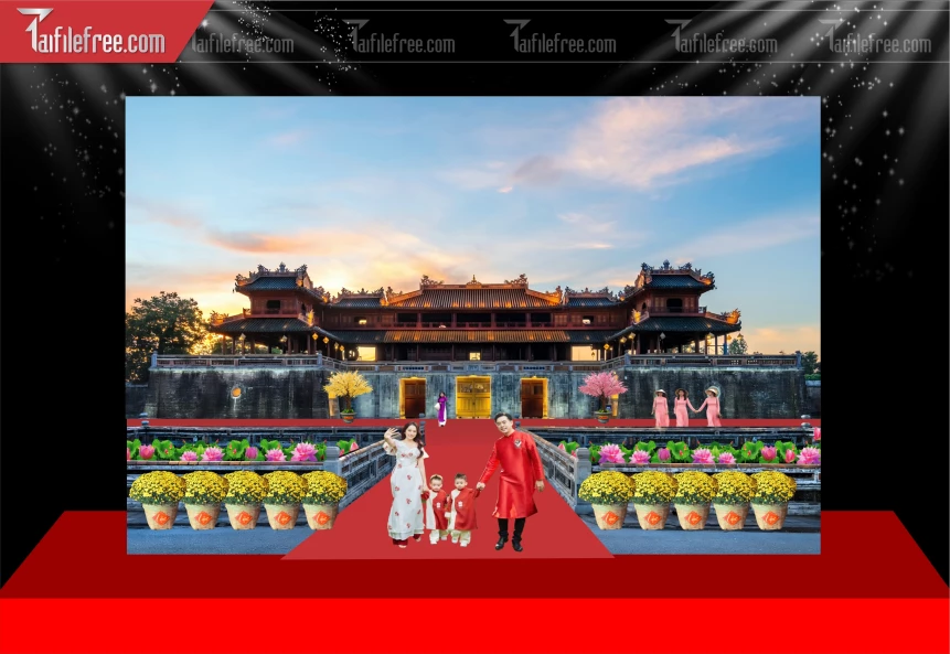 Tiều Cảnh Tết Trang Trí Tết Nguyên Đán,Tiểu Cảnh Sân Khấu_CT119