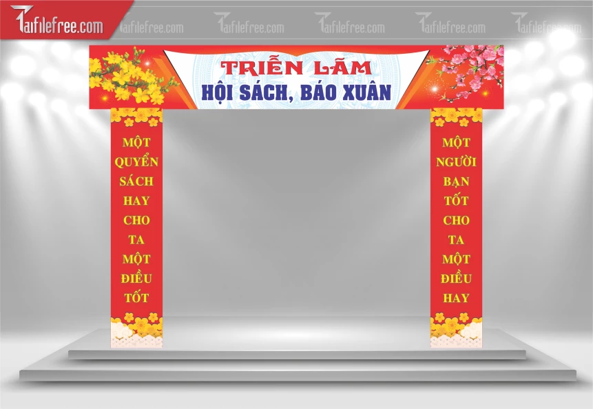 Mẫu Cổng Triển Lãm Hội Sách Xuân_CT59