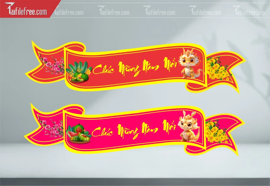 Tem Dán Giỏ Quà Tết_DLT118