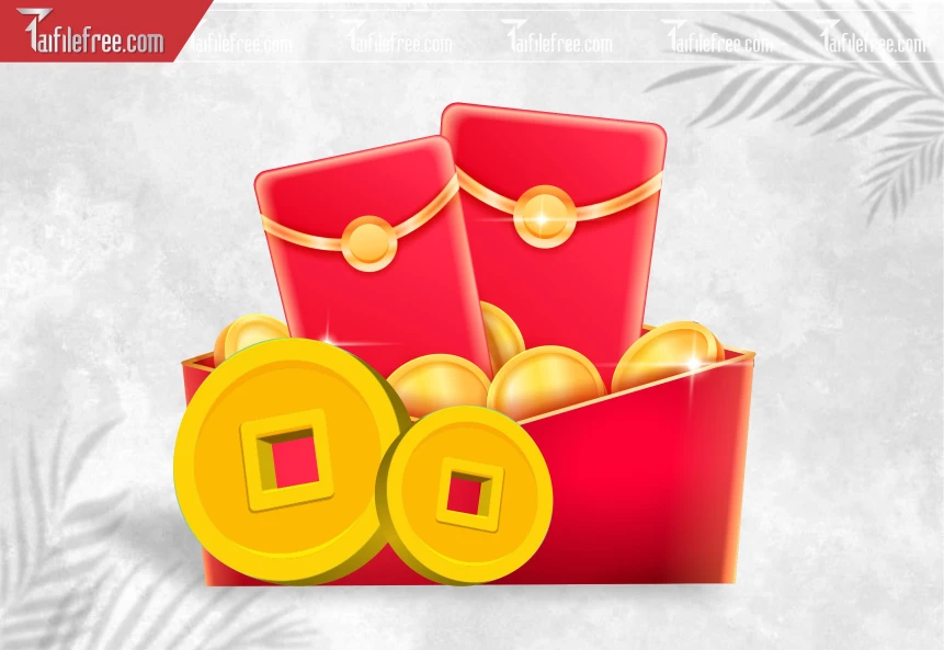 File PNG Phong Bì Lì Xì Tết_DLT129