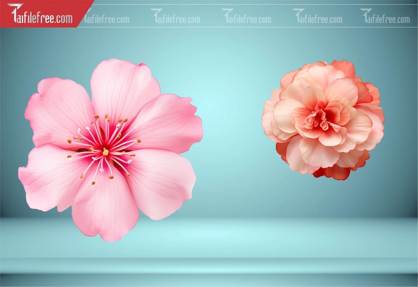 Hoa Đào, Hoa Mẫu Đơn PNG Sắc Nét_DLT133