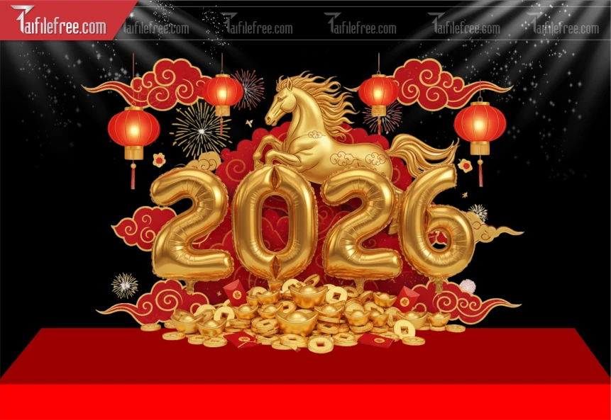 File Số Tết Năm 2026 Tết Trang Trí Đẹp_DLT175_DLT206