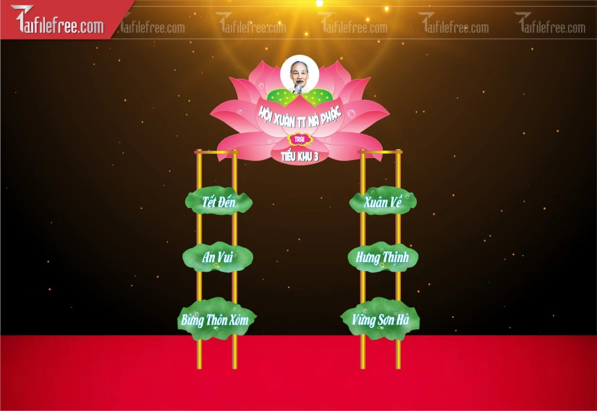 Cổng Chào Mừng Ngày Thành Lập Đoàn_DTN103