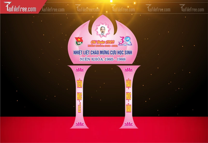 Cổng Chào Mừng Ngày Thành Lập Đoàn_DTN106