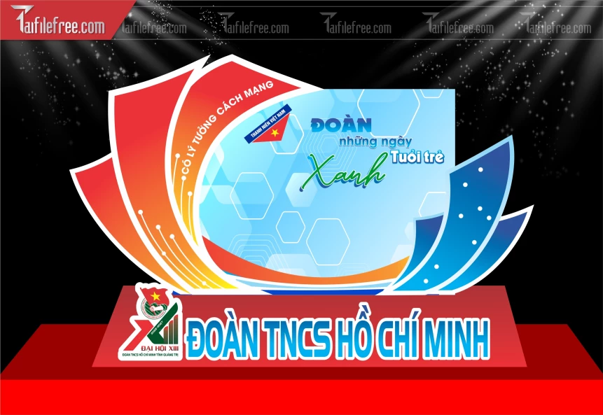 Maket Đại Hội Đại Biểu Đoàn TNCS Hồ Chí Minh_DTN109