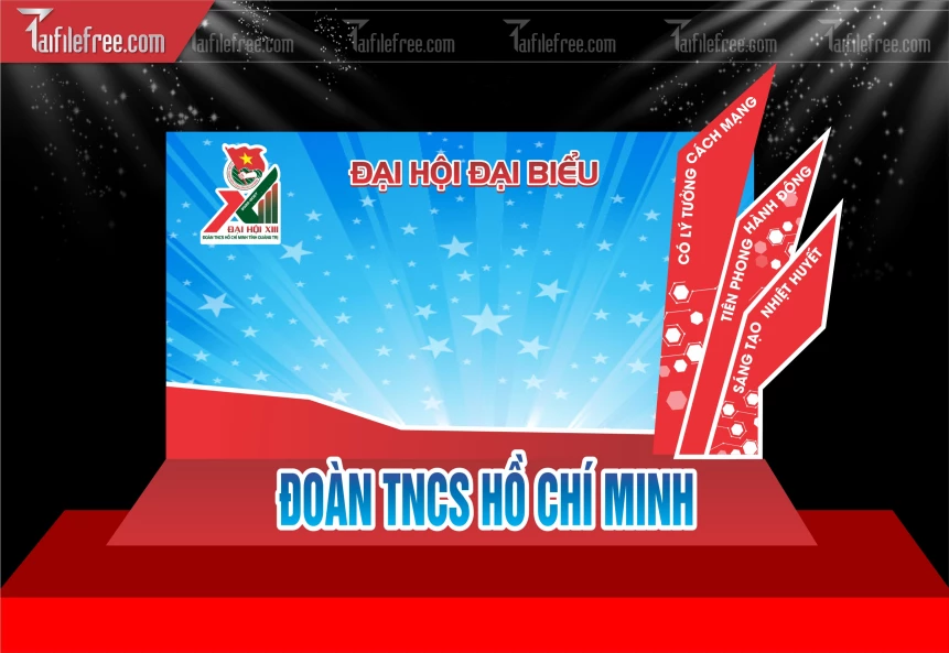 Maket Đại Hội Đại Biểu Đoàn TNCS Hồ Chí Minh_DTN110