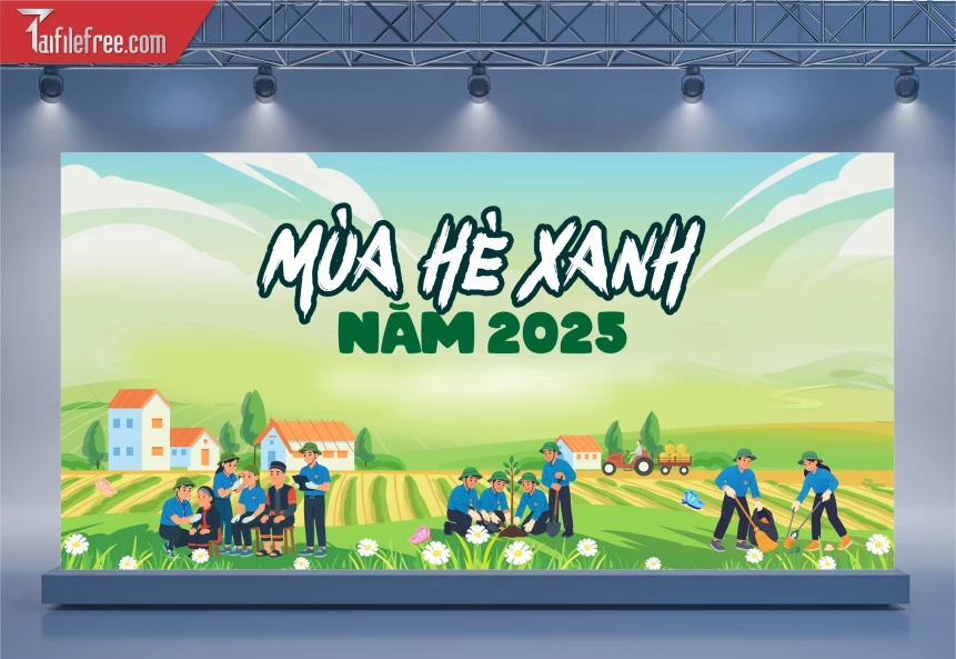 Background Mùa Hè Xanh Đoàn Thanh Niên_DTN94