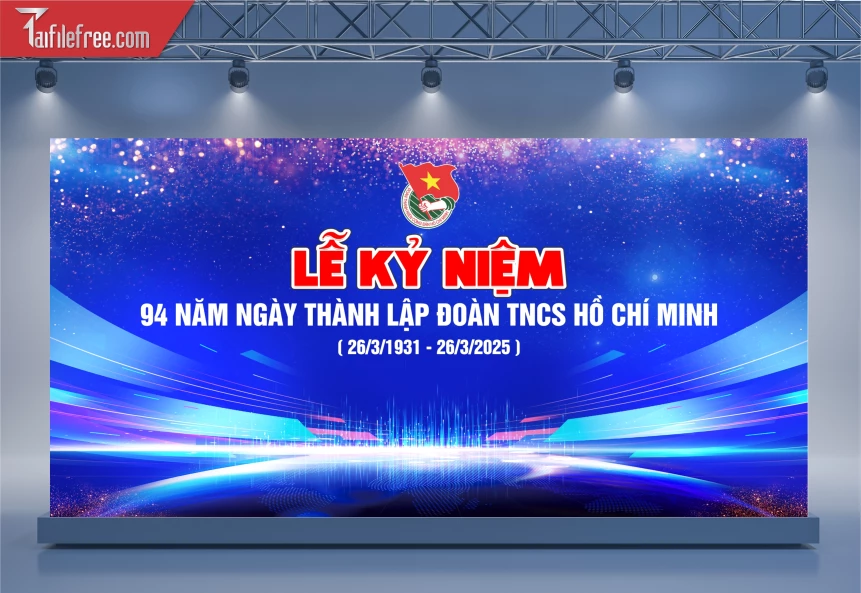 Background Kỷ Niệm Ngày Thành Lập Đoàn TNCS_DTN95