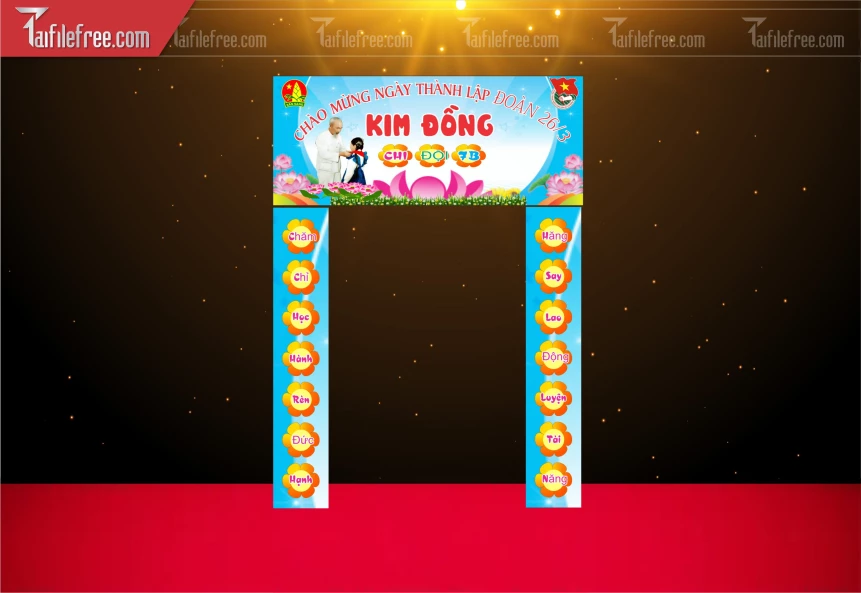 Cổng Chào Mừng Ngày Thành Lập Đoàn_DTN98