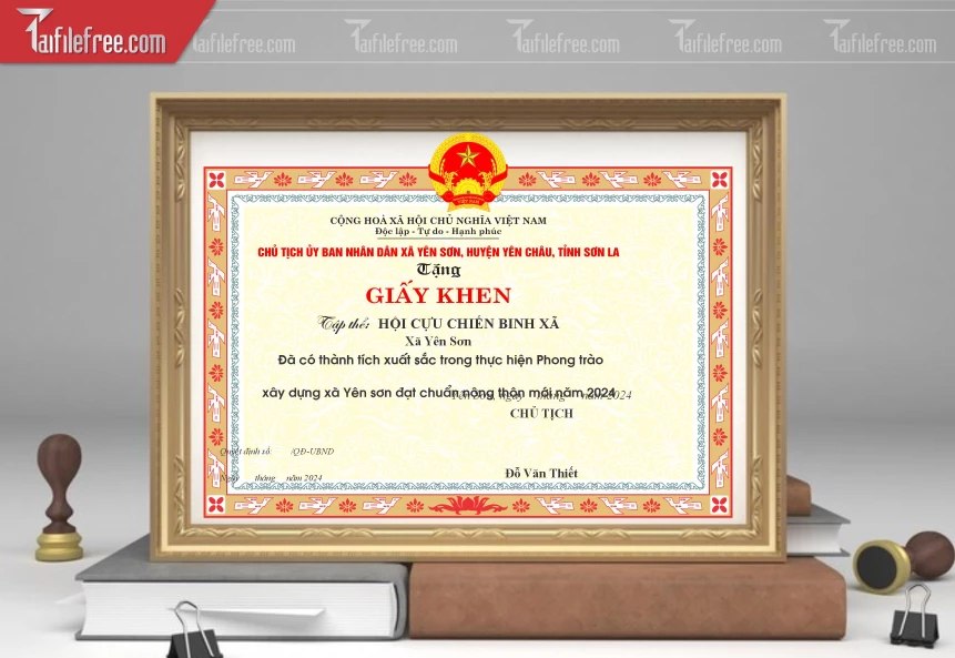 Giấy Khen Nông Thôn Mới_GK169