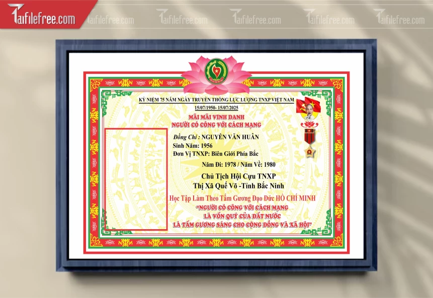 Giấy Khen Thanh Niên Xung Phong_GK172