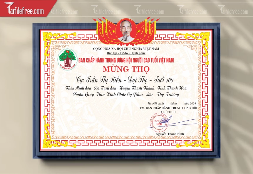 Mẫu Giấy Khen Ban Chấp Hành Đảng Bộ_GK178