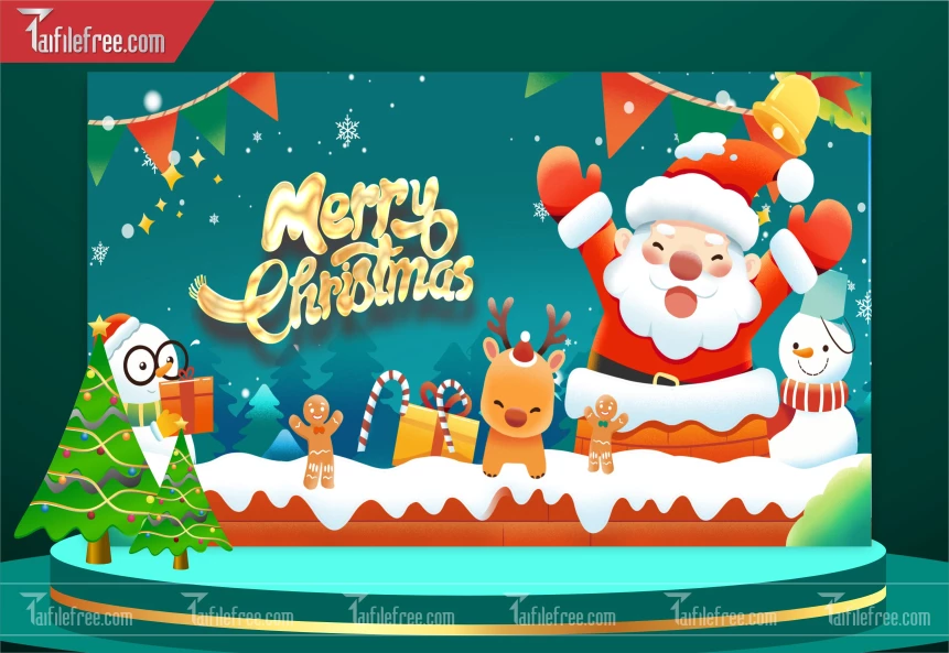 Banner Giáng Sinh - Noel - Background Merry Christmas GS1000
