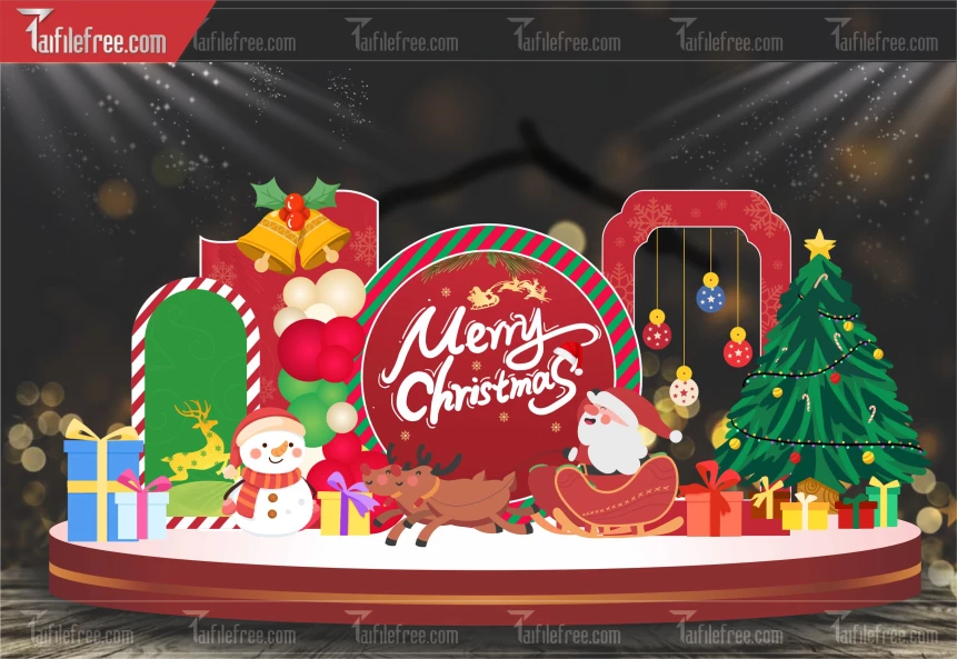 Banner Giáng Sinh - Noel - Background Merry Christmas GS103