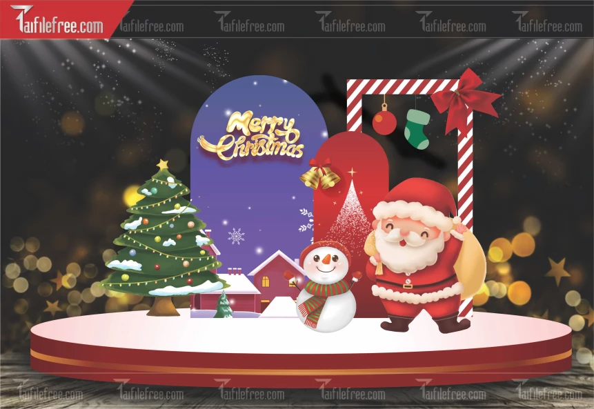 Banner GIáng Sinh - Noel - Background Merry Christmas GS107