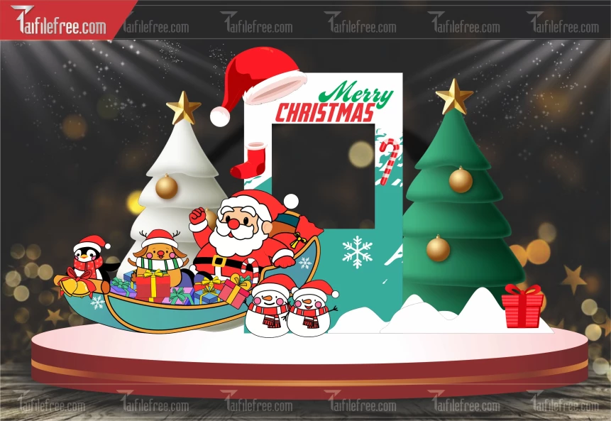 Banner Sinh - Noel -Background  Merry Christmas GS124