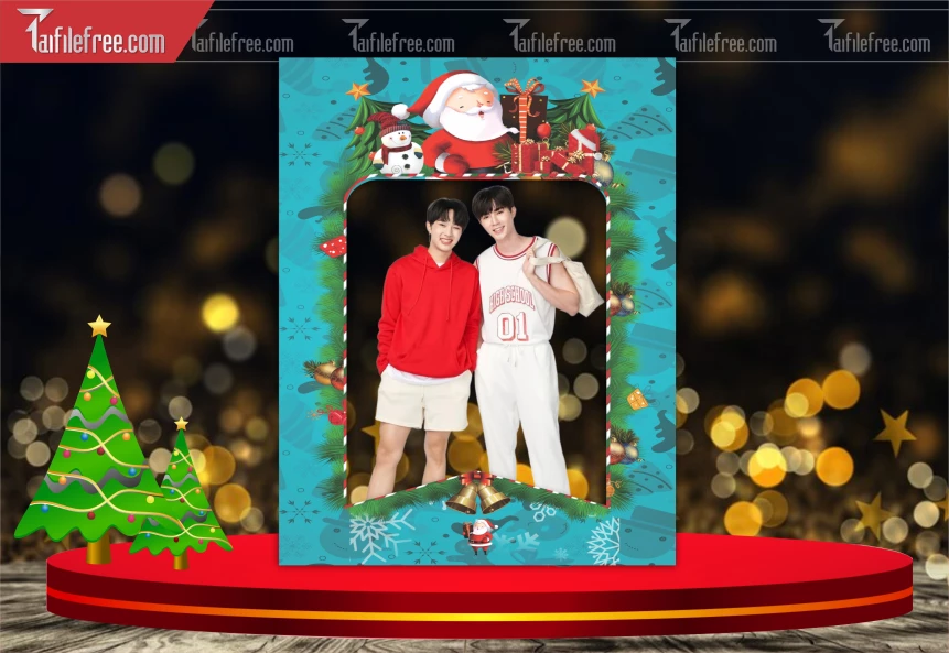 Mô Hình Giáng Sinh, Tiểu Cảnh Checkin Noel_GS133