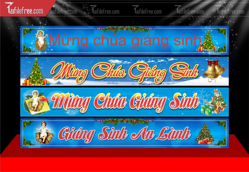 Băng Rôn Mừng Chúa Giáng Sinh_GS142