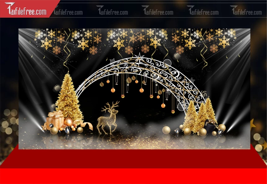 Banner GIáng Sinh - Noel - Phông Nền Merry Christmas GS153