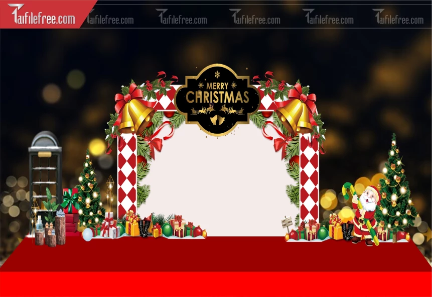 Banner GIáng Sinh - Noel - Background Merry Christmas GS159