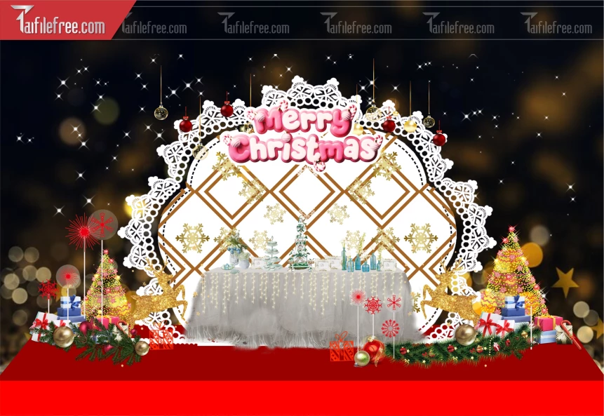 Banner GIáng Sinh - Noel - Background Merry Christmas GS168