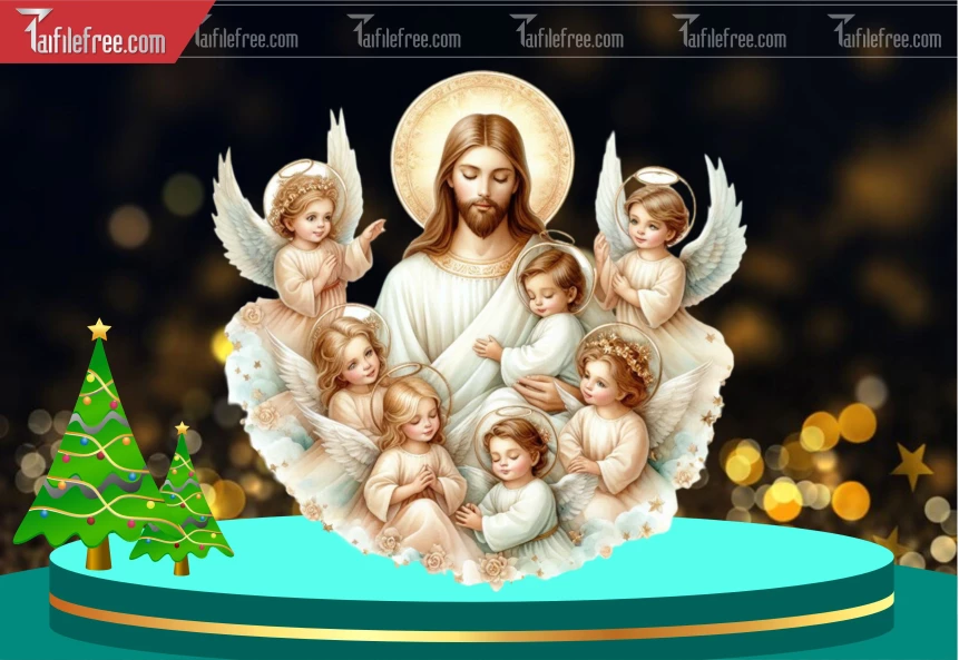 Mẫu File Thiết Kế PNG Chúa Giáng Sinh_GS172