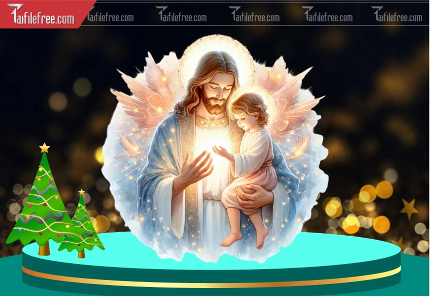 Mẫu File Thiết Kế PNG Chúa Giáng Sinh_GS173