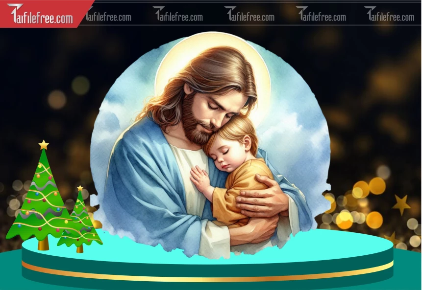 Mẫu File Thiết Kế PNG Chúa Giáng Sinh_GS176