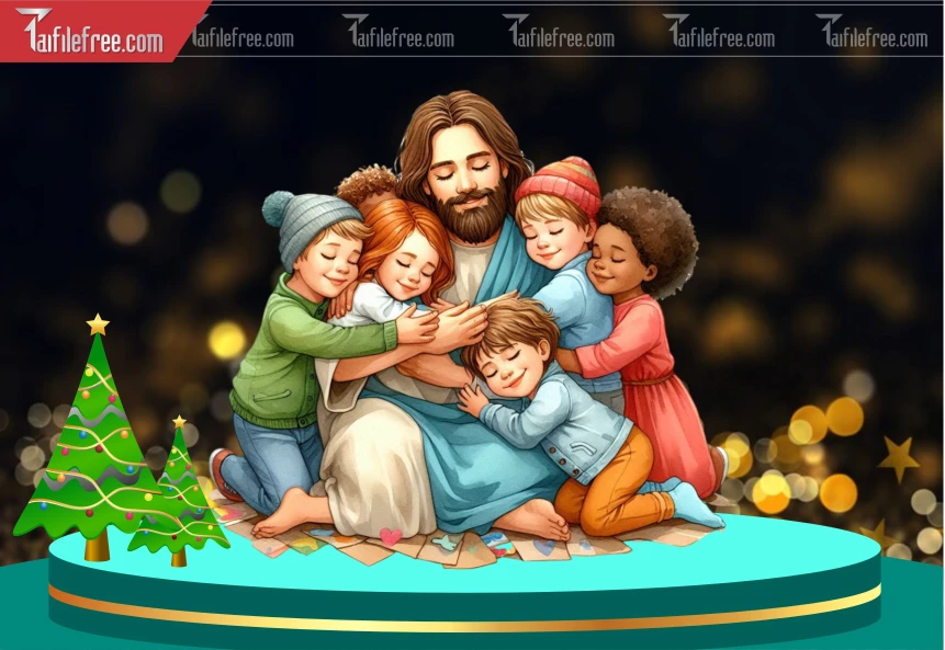 Mẫu File Thiết Kế PNG Chúa Giáng Sinh_GS179