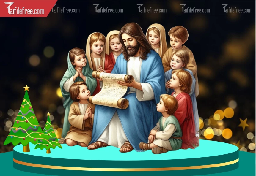 Mẫu File Thiết Kế PNG Chúa Giáng Sinh_GS181