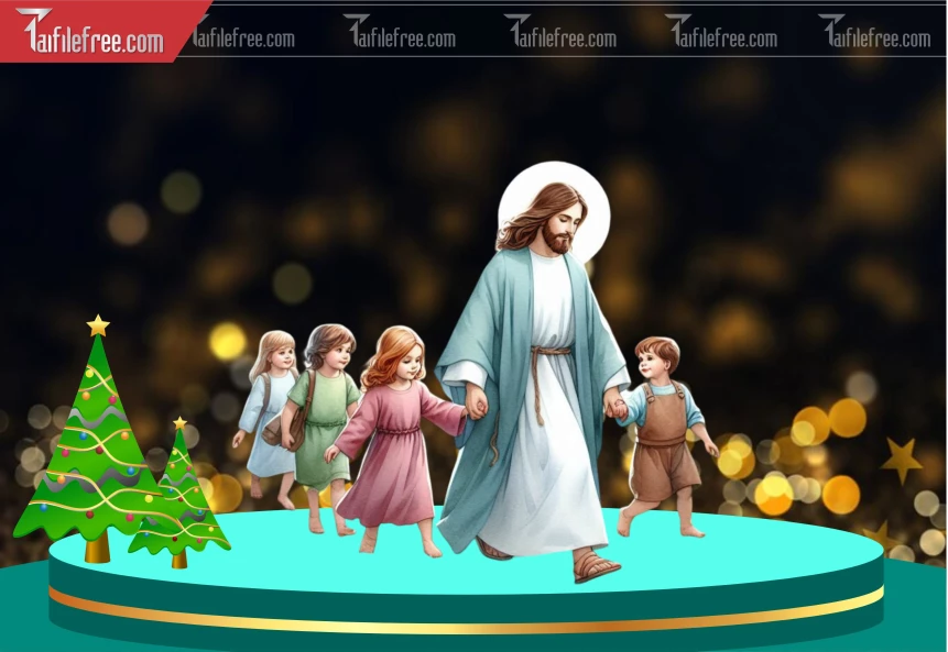 Mẫu File Thiết Kế PNG Chúa Giáng Sinh_GS182