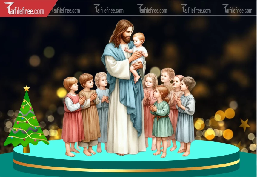 Mẫu File Thiết Kế PNG Chúa Giáng Sinh_GS184