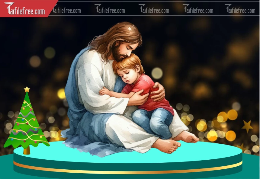 Mẫu File Thiết Kế PNG Chúa Giáng Sinh_GS185