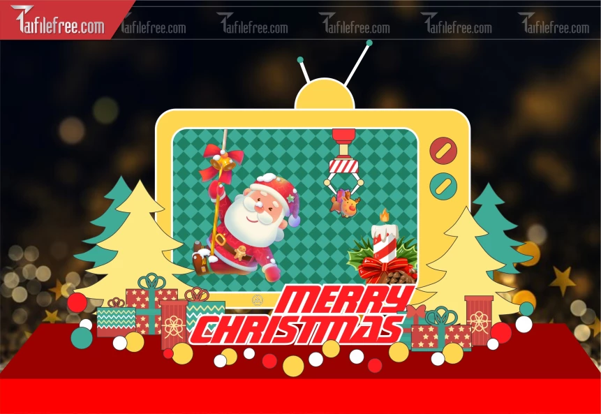 Background GIáng Sinh - Noel - Phông Nền Merry Christmas GS192