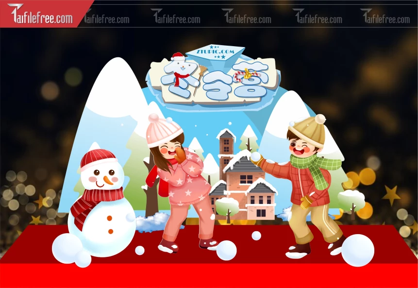 Background GIáng Sinh - Noel - Phông Nền Merry Christmas GS196