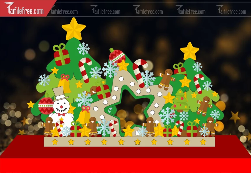 Background GIáng Sinh - Noel - Phông Nền Merry Christmas GS203