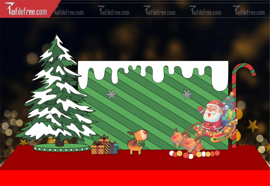 Background GIáng Sinh - Noel - Phông Nền Merry Christmas GS209