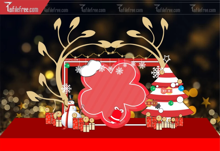 Background GIáng Sinh - Noel - Phông Nền Merry Christmas GS211