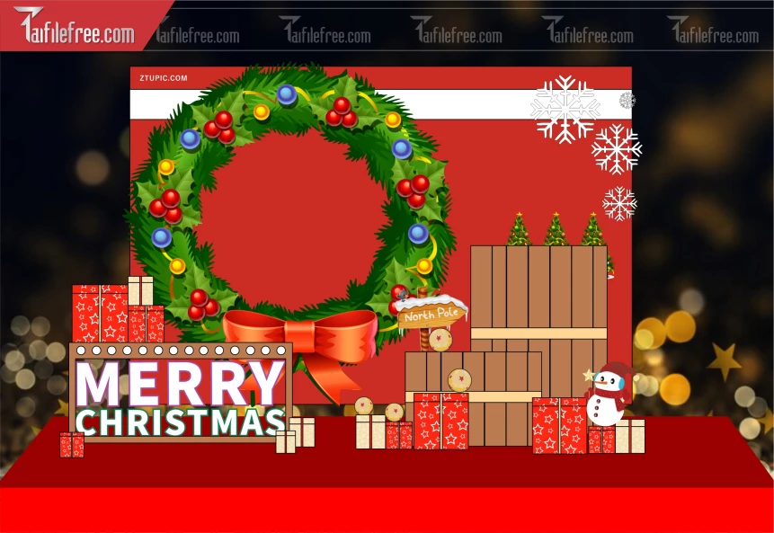 Background GIáng Sinh - Noel - Phông Nền Merry Christmas GS213