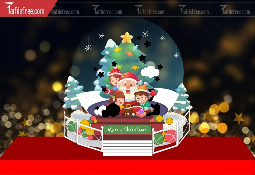 Background GIáng Sinh - Noel - Phông Nền Merry Christmas GS217
