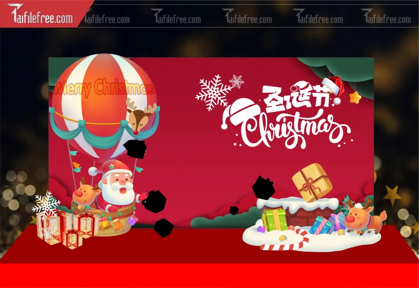 Background GIáng Sinh - Noel - Phông Nền Merry Christmas GS221