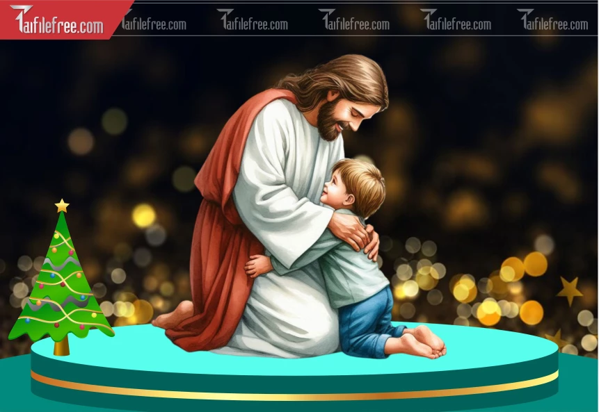 Mẫu File Thiết Kế PNG Chúa Giáng Sinh_GS223