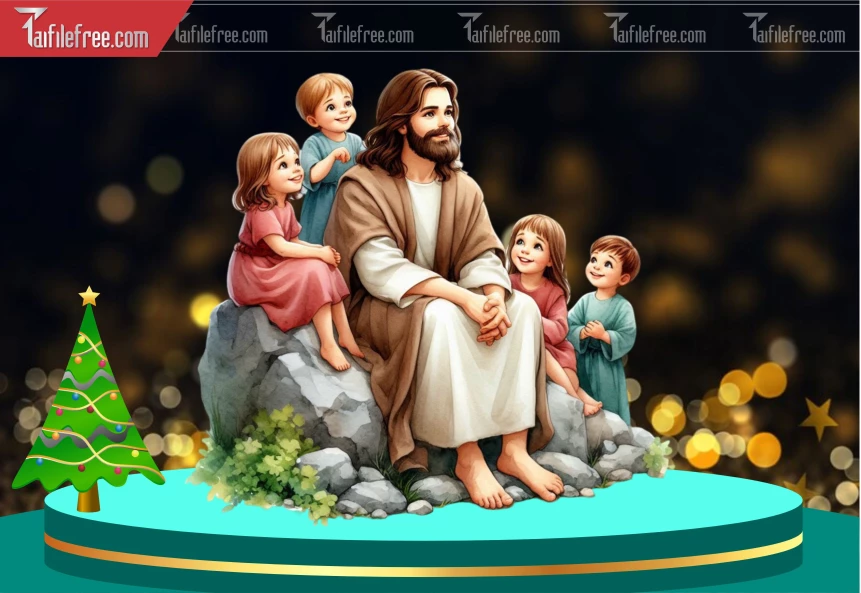 Mẫu File Thiết Kế PNG Chúa Giáng Sinh_GS226