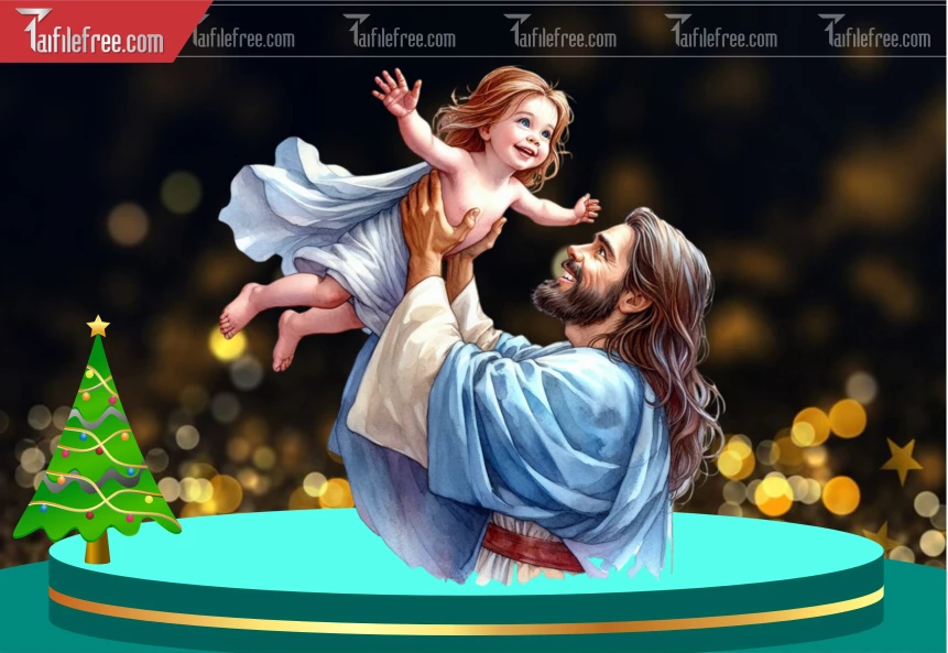 Mẫu File Thiết Kế PNG Chúa Giáng Sinh_GS231