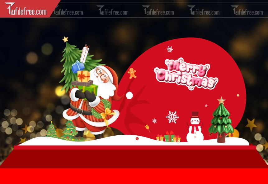 Background GIáng Sinh - Noel - Phông Nền Merry Christmas. GS241