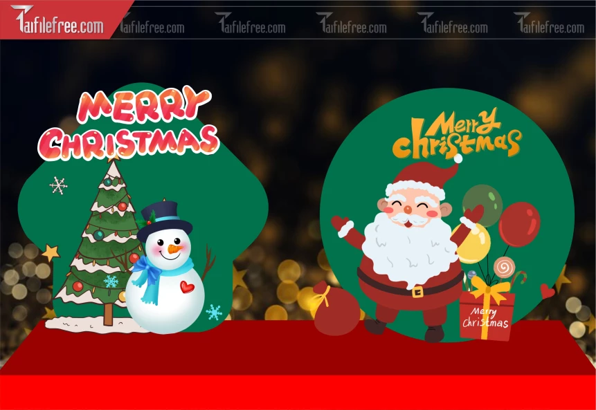 Background GIáng Sinh - Noel - Phông Nền Merry Christmas GS248