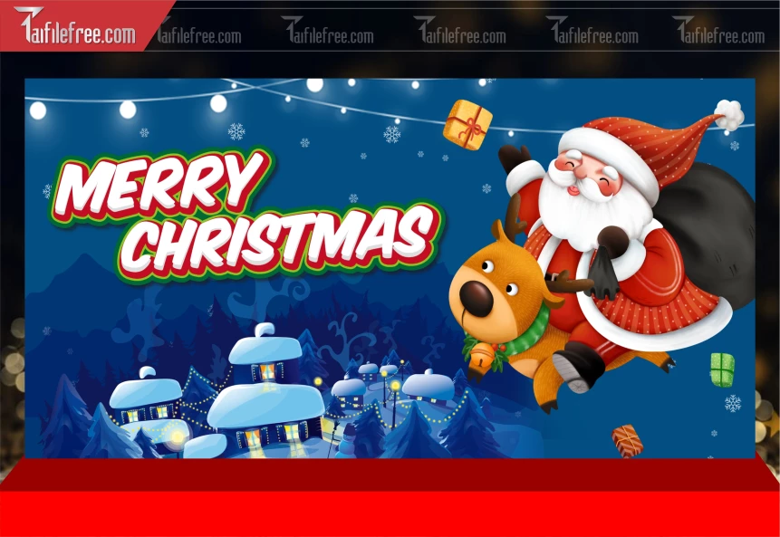 Phông Nền GIáng Sinh - Noel - Phông Nền Merry Christmas GS257