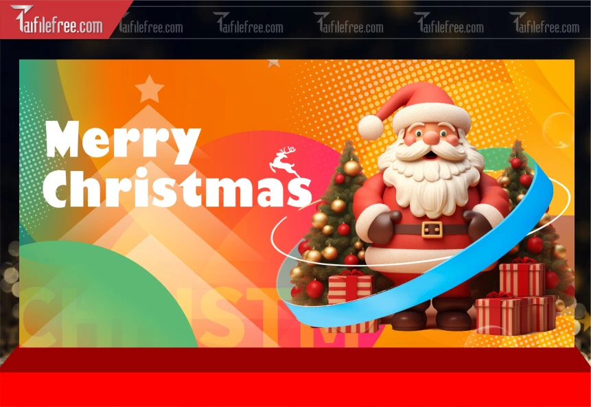 Phông Nền GIáng Sinh - Noel - Phông Nền Merry Christmas GS268