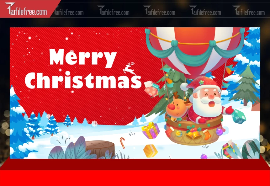 Phông Nền GIáng Sinh - Noel - Phông Nền Merry Christmas GS284