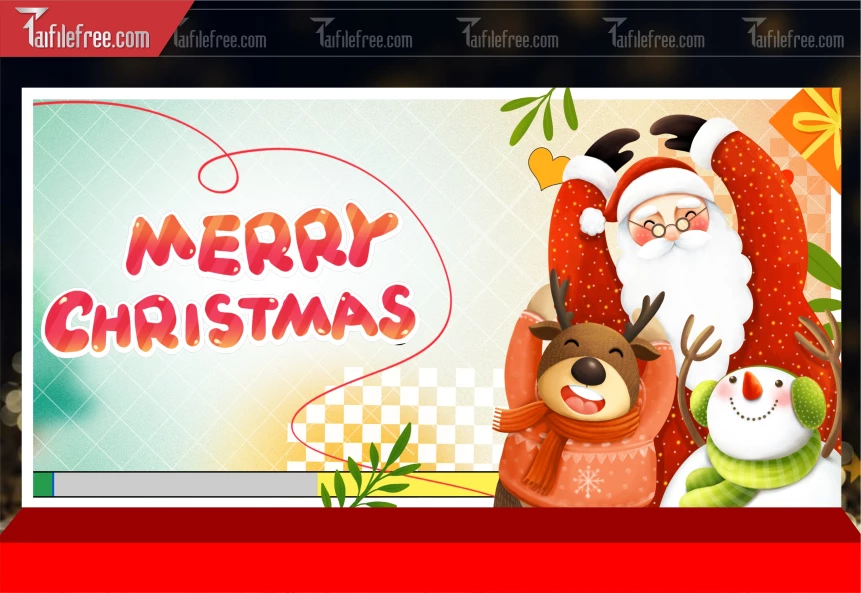 Phông Nền GIáng Sinh - Noel - Phông Nền Merry Christmas GS291